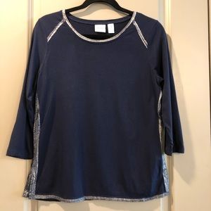 Chico’s Zenergy | Blue Activewear Top